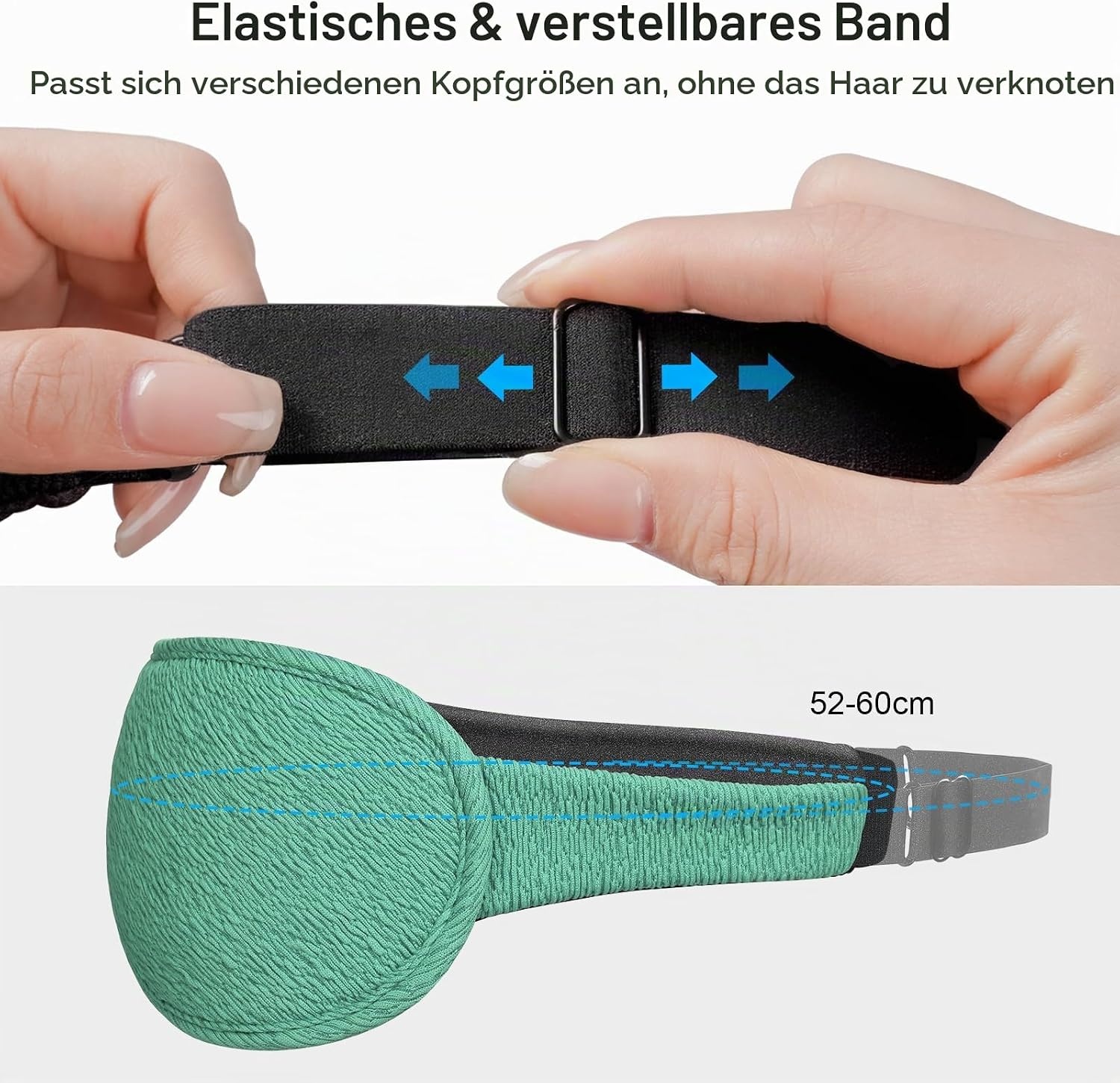 image:imageGritin 3D Schlafmaske fr Seitenschlfer Upgrade Atmungsaktive SchlafbrilleCyan