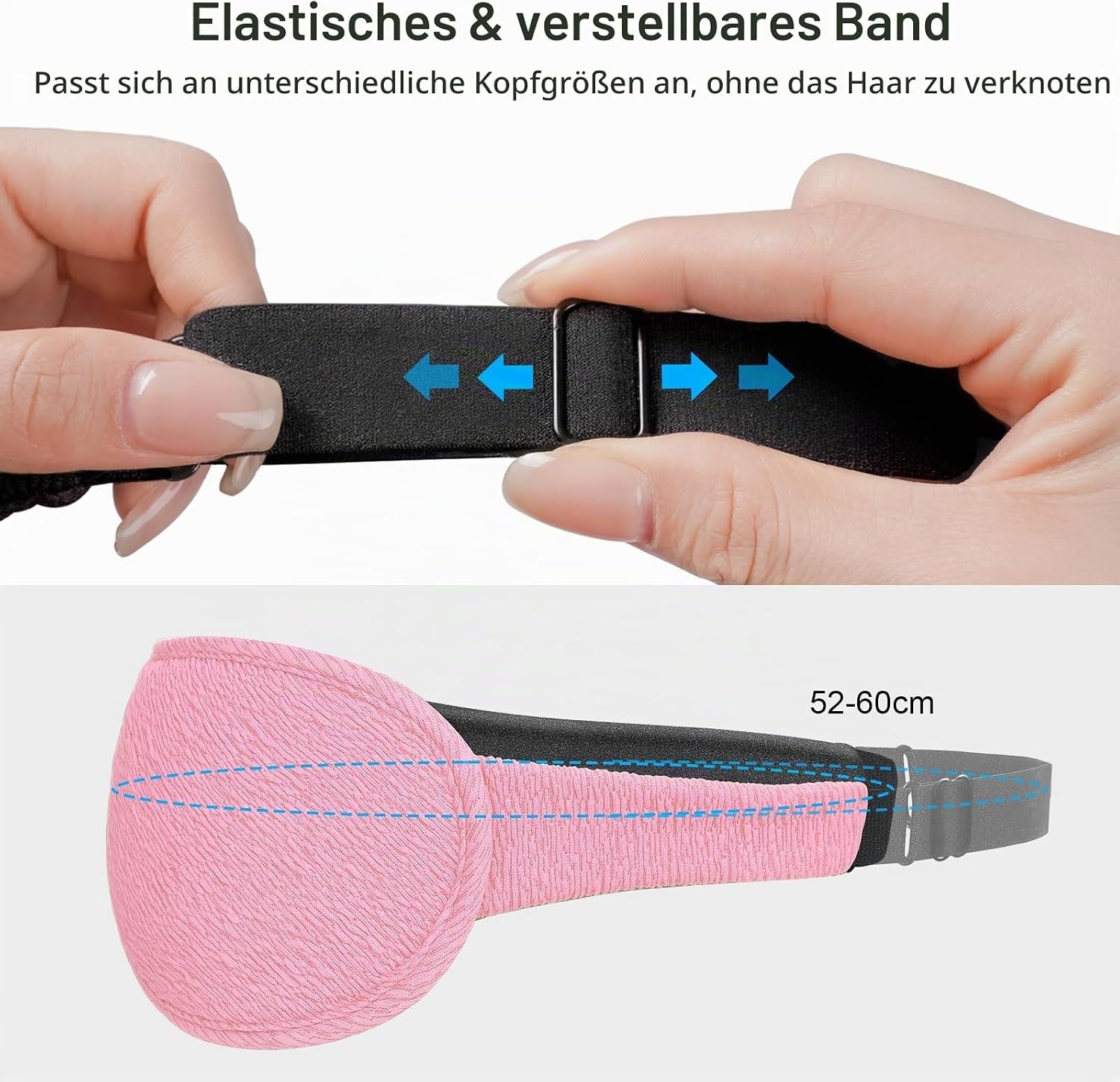 image:imageGritin 3D Schlafmaske fr Seitenschlfer Upgrade Atmungsaktive SchlafbrilleRosa