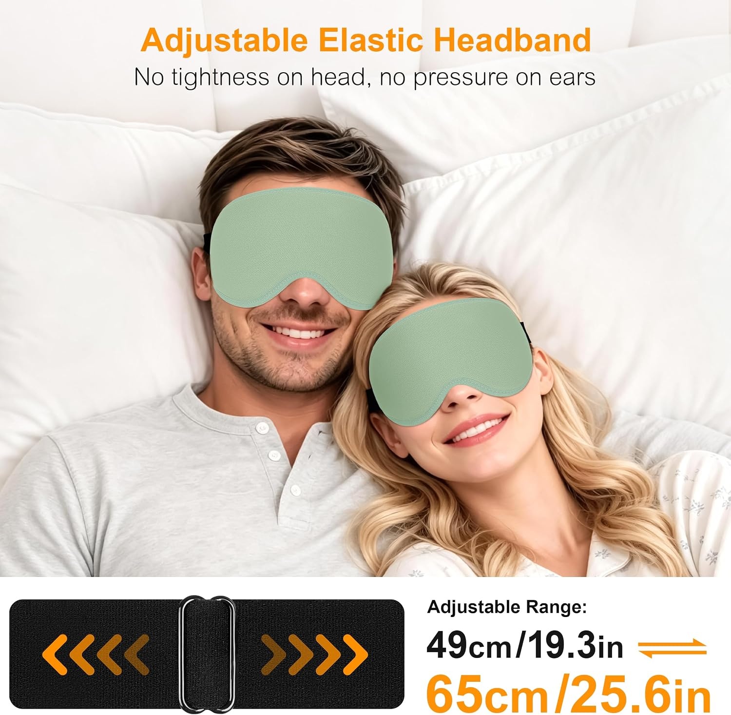 image:imageGritin 3D Schlafmaske fr Seitenschlfer Upgrade Augenmaske Herren amp FrauenCyan