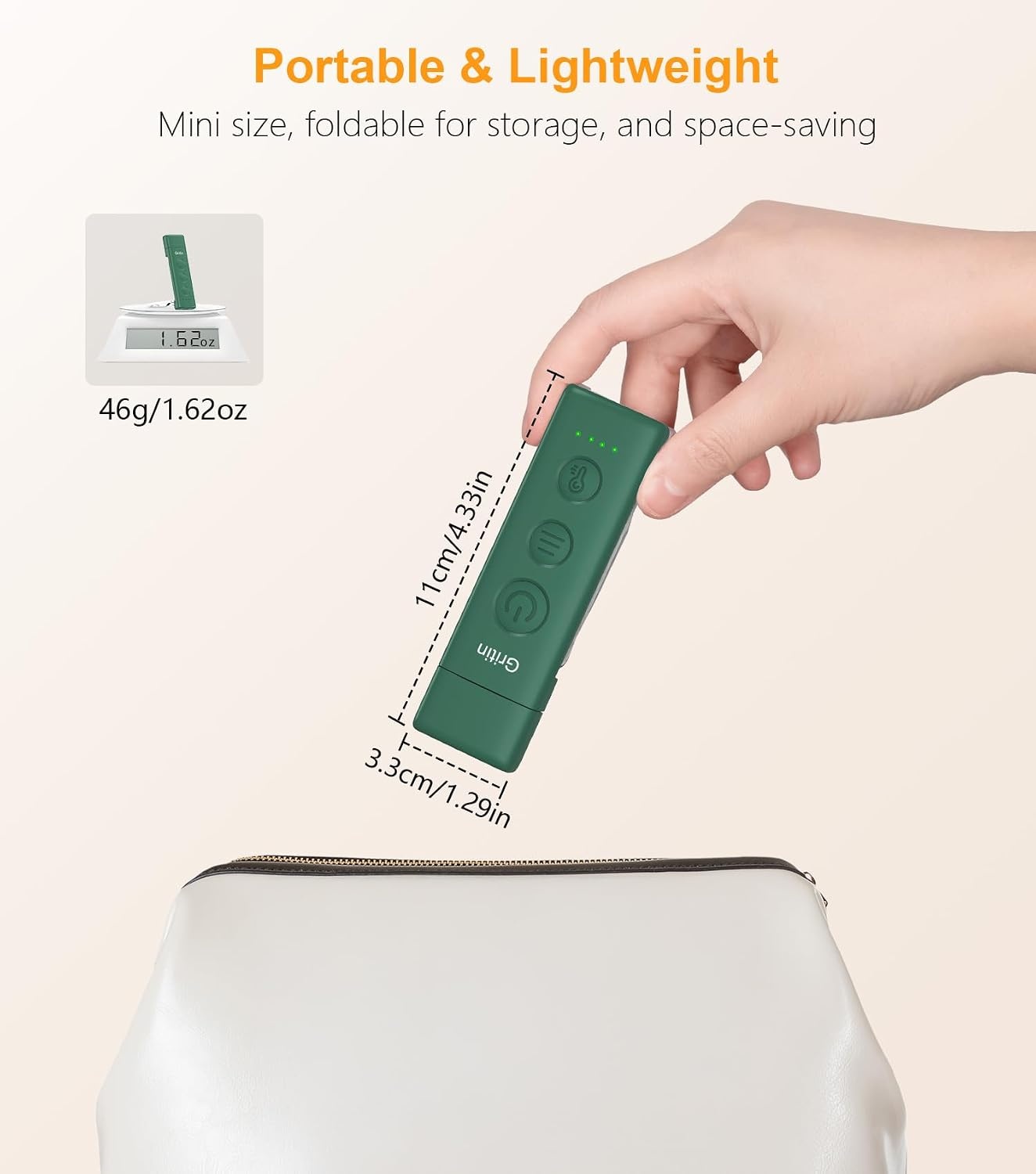 image:imageGritin Leselampe Buch Klemme Aufladbare Buchlampe Augenschonend LeselichtDunkelgrn