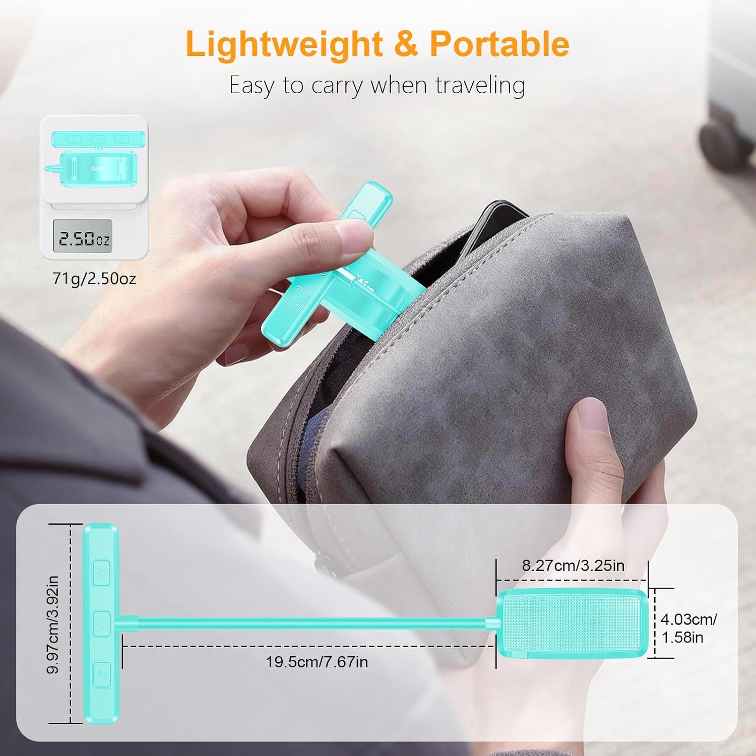 image:imageGritin Leselampe Buch Klemme USB Aufladbare Buchlampe mit 19 LEDsBlau