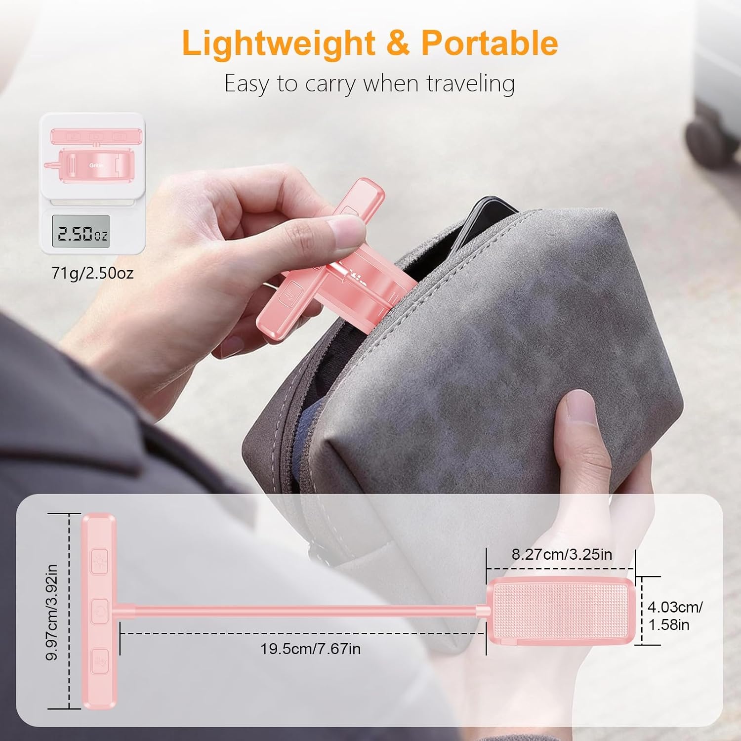 image:imageGritin Leselampe Buch Klemme USB Aufladbare Buchlampe mit 19 LEDsRosa