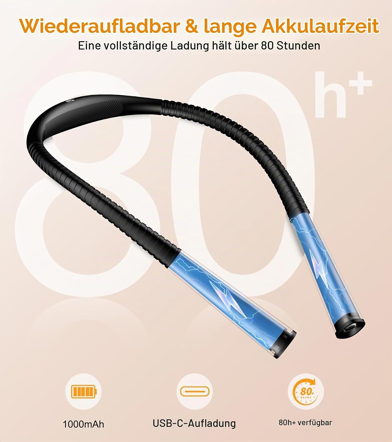 image:imageGritin Leselampe Hals Buchlampe 4 Farben amp 5 Helligkeit Stufenlos DimmbarSchwarz