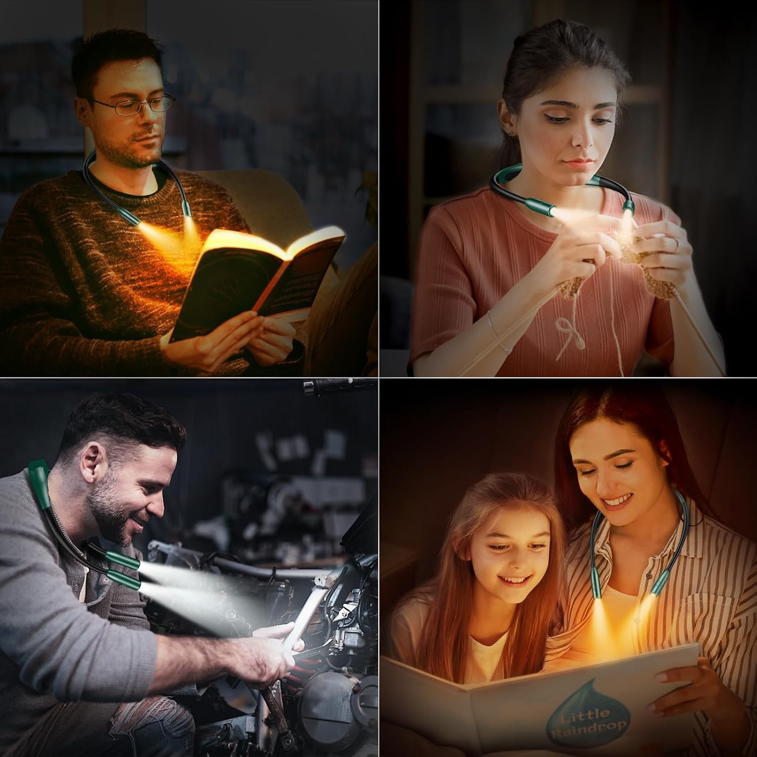 image:imageGritin Leselampe Hals Leselampe Bett mit Stufenlos Dimmen amp 3 LichtfarbeDunkelgrn
