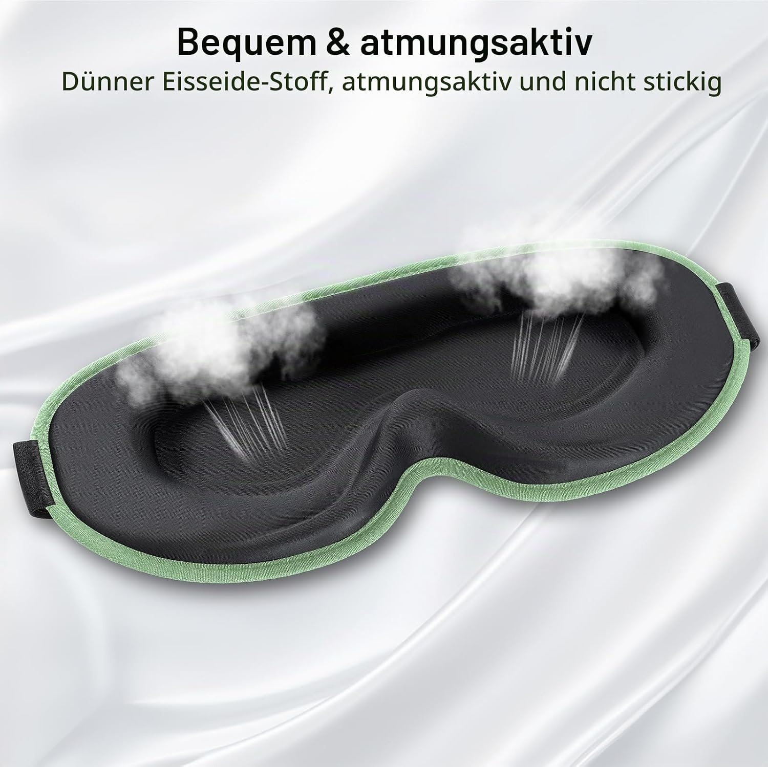 image:imageGritin Schlafmaske fr Seitenschlfer Upgrade 3D Augenhhlen SchlafbrilleCyan