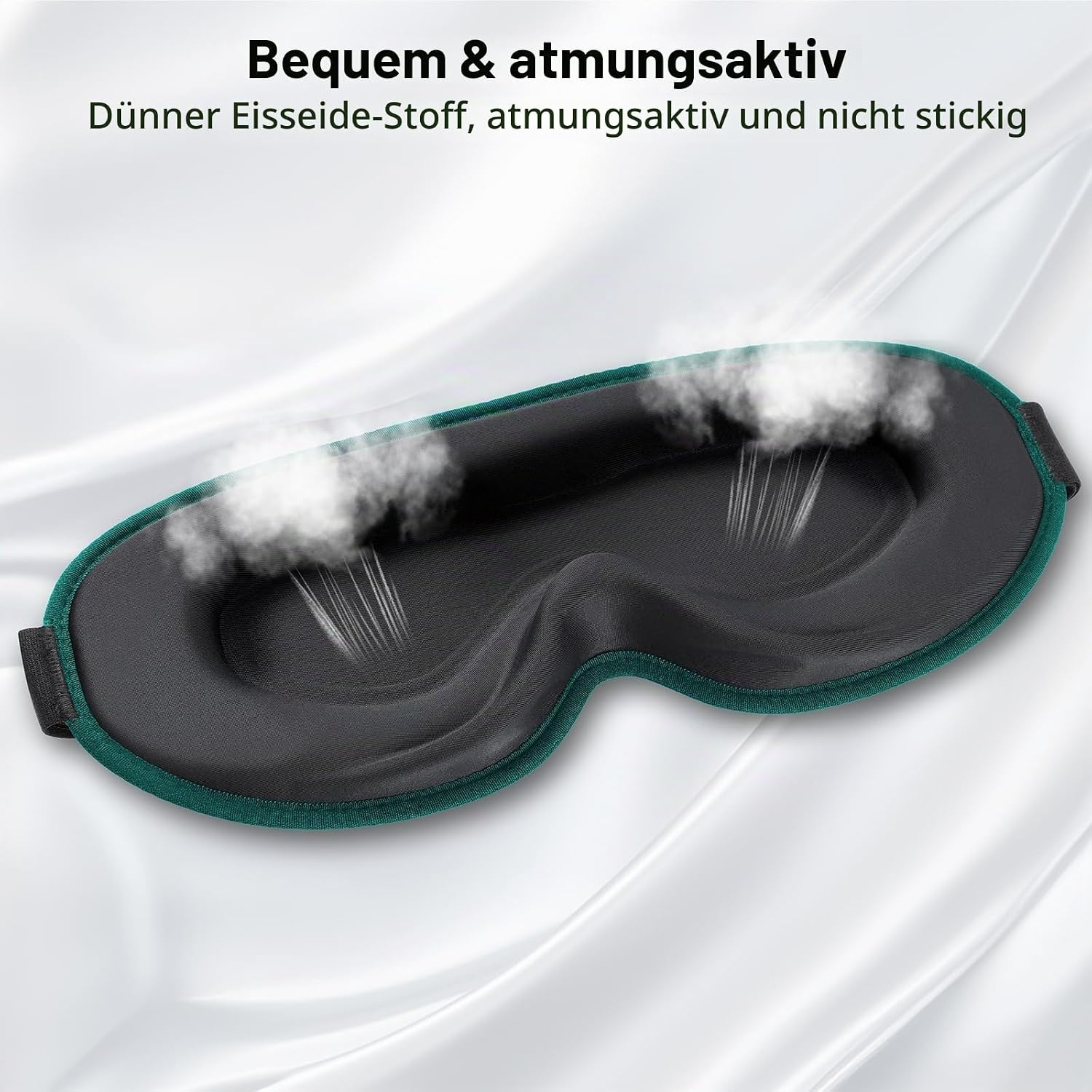 image:imageGritin Schlafmaske fr Seitenschlfer Upgrade 3D Augenhhlen SchlafbrilleDunkelcyan