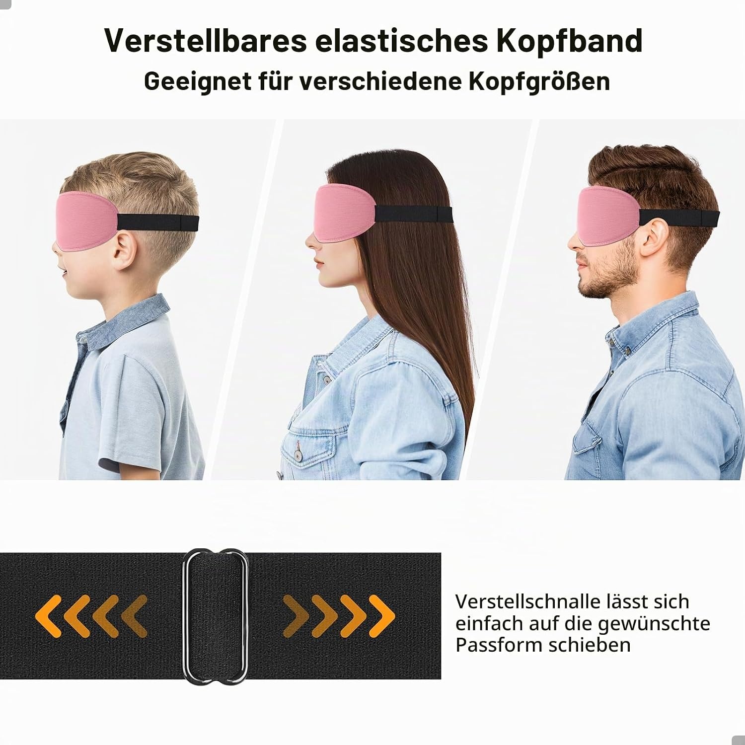 image:imageGritin Schlafmaske fr Seitenschlfer Upgrade 3D Augenhhlen SchlafbrilleRosa