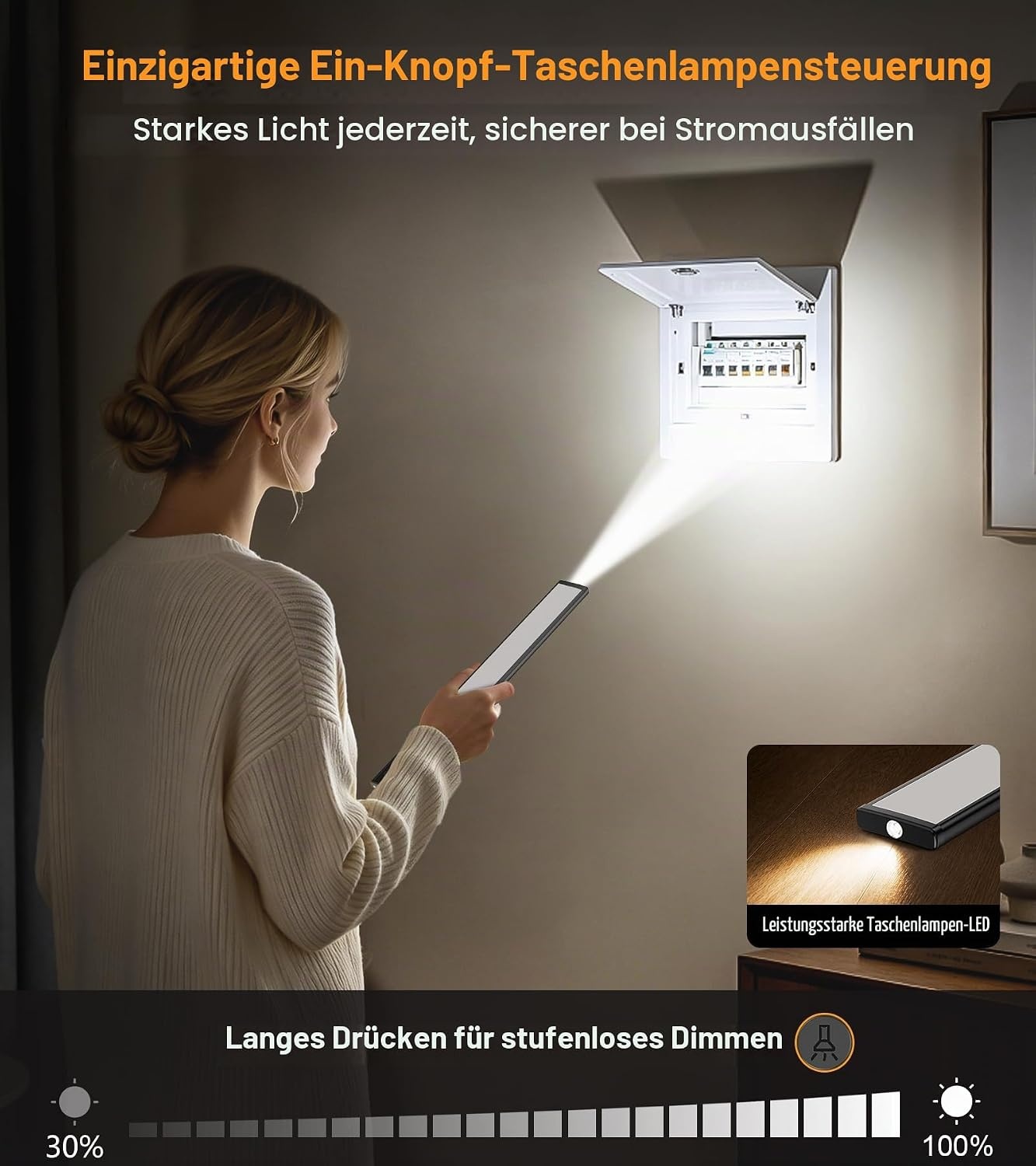 image:imageGritin Schrankbeleuchtung Unterbauleuchte Kche mit Torch 373 cm2er PackSchwarz