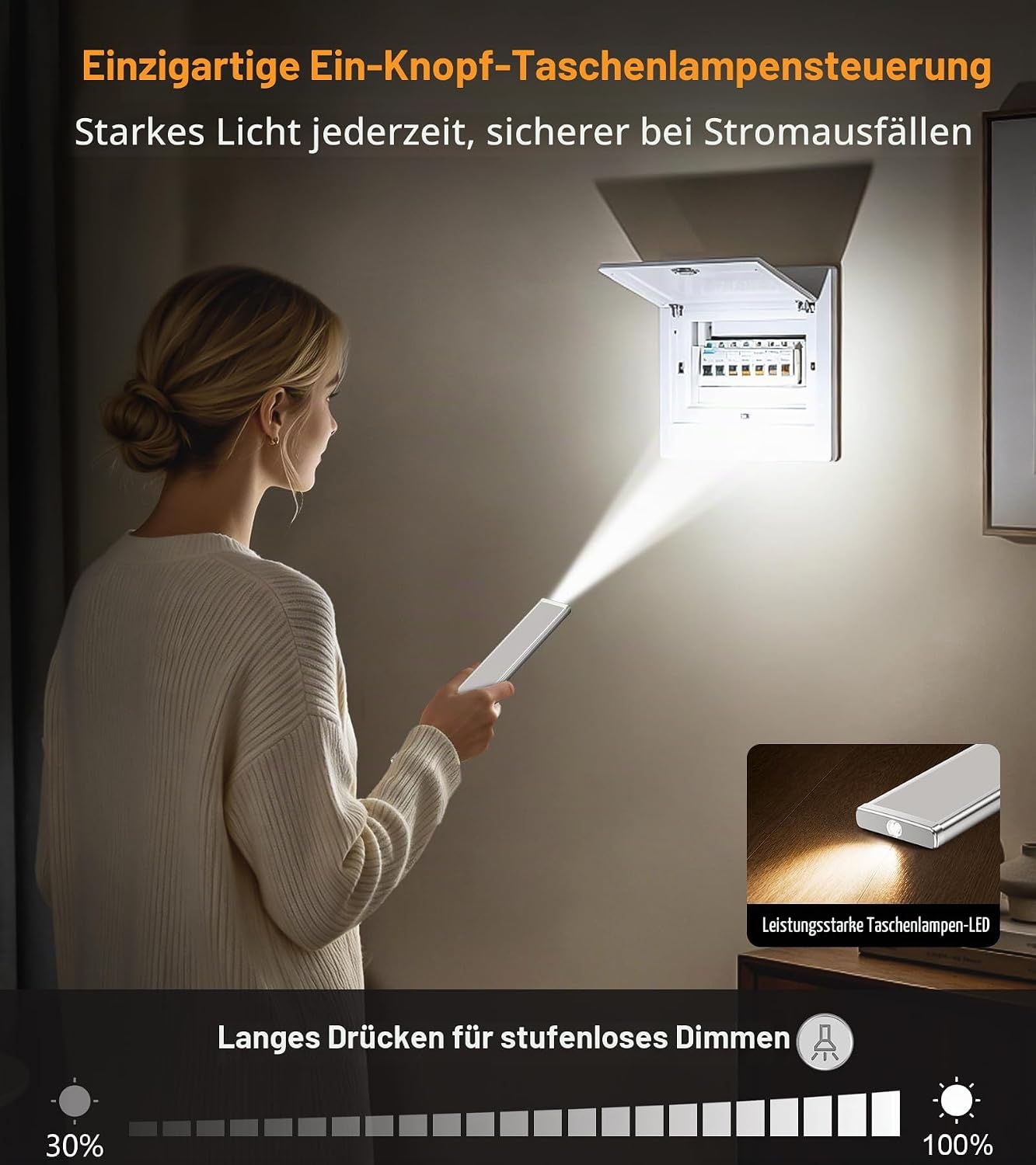 image:imageGritin Schrankbeleuchtung Unterbauleuchte Kche mit Torch 373 cm2er PackSilber
