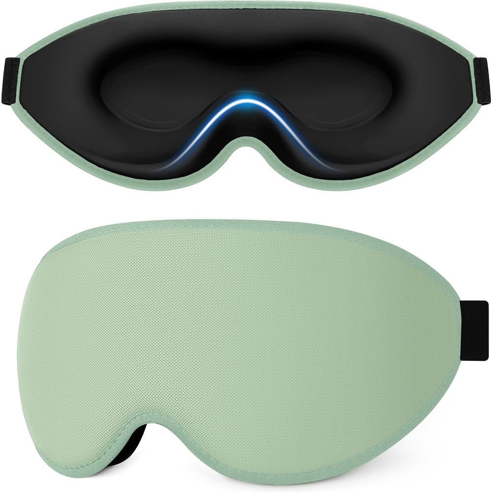 image:imageGritin 3D Schlafmaske fr Seitenschlfer Upgrade Augenmaske Herren amp FrauenCyan