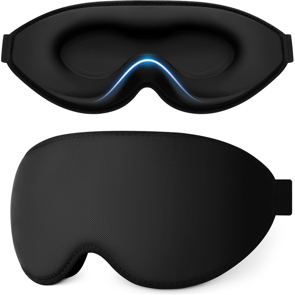 image:imageGritin 3D Schlafmaske fr Seitenschlfer Upgrade Augenmaske Herren amp FrauenSchwarz