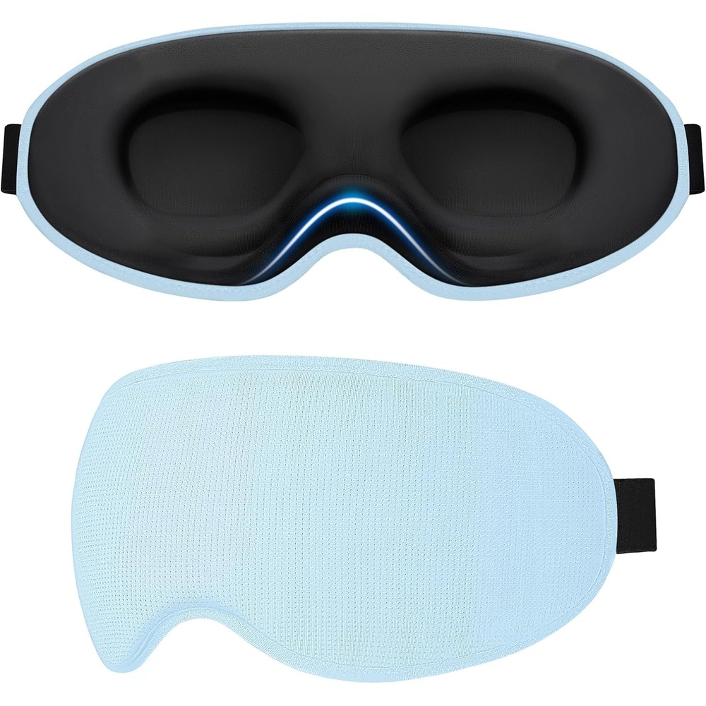 image:imageGritin Schlafmaske fr Seitenschlfer Damen amp Herren 3D Bequem SchlafbrilleHimmelblau