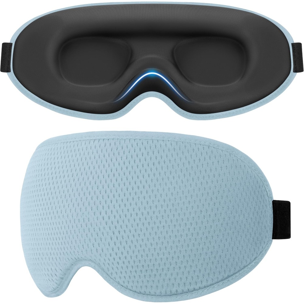 image:imageGritin Schlafmaske fr Seitenschlfer Herren amp Damen Bequem 3D SchlafbrilleHimmelblau