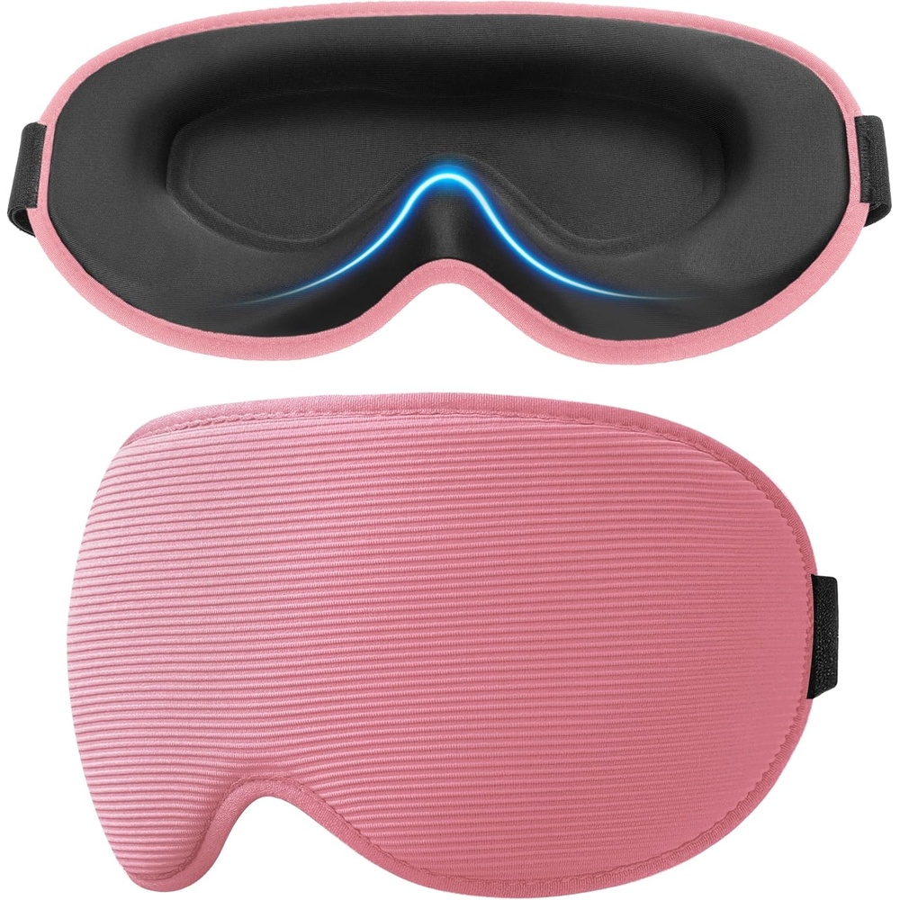 image:imageGritin Schlafmaske fr Seitenschlfer Upgrade 3D Augenhhlen SchlafbrilleRosa