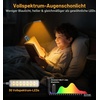 Gritin 2026 Gen 2 Leselampe Buch Klemme 30 Augenschonende Vollspektrum-LEDs(Meeresblau)