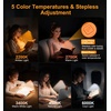 Gritin 2026 Gen 2 Leselampe Buch Klemme 30 Augenschonende Vollspektrum-LEDs(Orange)