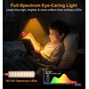 Gritin 2026 Gen 2 Leselampe Buch Klemme 30 Augenschonende Vollspektrum-LEDs(Rot)