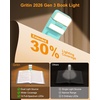 Gritin 2026 Gen 3 Leselampe Buch Klemme mit 14 Augenpflege Vollspektrum LED(Blau)
