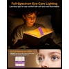 Gritin 2026 Gen 3 Leselampe Buch Klemme mit 14 Augenpflege Vollspektrum LED(Dunkellila)