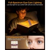 Gritin 2026 Gen 3 Leselampe Buch Klemme mit 14 Augenpflege Vollspektrum LED(Dunkelviolett)
