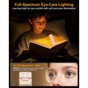 Gritin 2026 Gen 3 Leselampe Buch Klemme mit 14 Augenpflege Vollspektrum LED(Rosa)