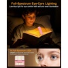 Gritin 2026 Gen 3 Leselampe Buch Klemme mit 14 Augenpflege Vollspektrum LED(Rosarot)