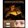 Gritin 2026 Gen 3 Leselampe Buch Klemme mit 14 Augenpflege Vollspektrum LED(Schwarz)