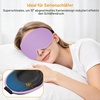 Gritin 3D Schlafmaske für Seitenschläfer Atmungsaktive & Lichtblockierend(Lila)