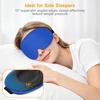 Gritin 3D Schlafmaske für Seitenschläfer Atmungsaktive & Lichtblockierend(Marineblau)