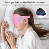 Gritin 3D Schlafmaske für Seitenschläfer Upgrade Atmungsaktive Schlafbrille(Rosa)