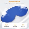 Gritin 3D Schlafmaske für Seitenschläfer Upgrade Augenmaske Herren & Frauen(Marineblau)