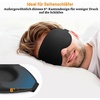 Gritin 3D Schlafmaske für Seitenschläfer Upgrade Augenmaske Herren & Frauen(Schwarz)