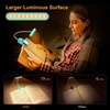 Gritin Leselampe Buch Klemme 19 LEDs, Aufladbare Buchlampe mit 3 Lichtfarbe(Blau)