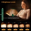 Gritin Leselampe Buch Klemme 19 LEDs, Aufladbare Buchlampe mit 3 Lichtfarbe(Dunkelgrün)