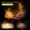 Gritin Leselampe Buch Klemme 19 LEDs, Aufladbare Buchlampe mit 3 Lichtfarbe(Dunkelgrün)