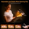 Gritin Leselampe Buch Klemme 19 LEDs, Aufladbare Buchlampe mit 3 Lichtfarbe(Rosa)