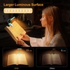 Gritin Leselampe Buch Klemme, USB Aufladbare Buchlampe mit 19 LEDs(Blau)