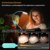 Gritin Leselampe Buch Klemme, USB C Wiederaufladbare Buchlampe mit 16 LEDs(Blau)