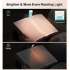 Gritin Leselampe Buch Klemme, Wiederaufladbare Buchlampe mit 7 LEDs(Blau)