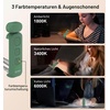 Gritin Leselampe Buch Klemme, Wiederaufladbare Buchlampe mit 7 LEDs(Dunkelgrün)
