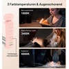 Gritin Leselampe Buch Klemme, Wiederaufladbare Buchlampe mit 7 LEDs(Pink)