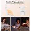 Gritin Leselampe Buch Klemme, Wiederaufladbare Buchlampe mit 7 LEDs(Weiß)