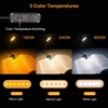 Gritin Leselampe Buch Klemme mit 11 LEDs, LED Buchlampe Aufladbar(‎schwarz)