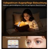 Gritin Leselampe Buch Klemme mit Taschenlampe, 1000mAh Buchlampe Aufladbar(Lila)