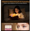 Gritin Leselampe Buch Klemme mit Taschenlampe, 1000mAh Buchlampe Aufladbar(Rose)
