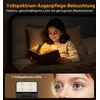 Gritin Leselampe Buch Klemme mit Taschenlampe, 1000mAh Buchlampe Aufladbar(Schwarz)