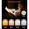 Gritin Leselampe Hals Buchlampe, 4 Farben & 5 Helligkeit Stufenlos Dimmbar(Grau)