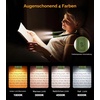 Gritin Leselampe Hals Buchlampe, 4 Farben & 5 Helligkeit Stufenlos Dimmbar(Tiefgrün)