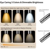 Gritin Leselampe Hals, Leselampe Bett mit Stufenlos Dimmen & 3 Lichtfarbe(Schwarz)