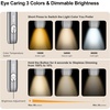 Gritin Leselampe Hals, Stufenlos Dimmbar Leselampe Bett mit 3 Lichtfarben(Grau)